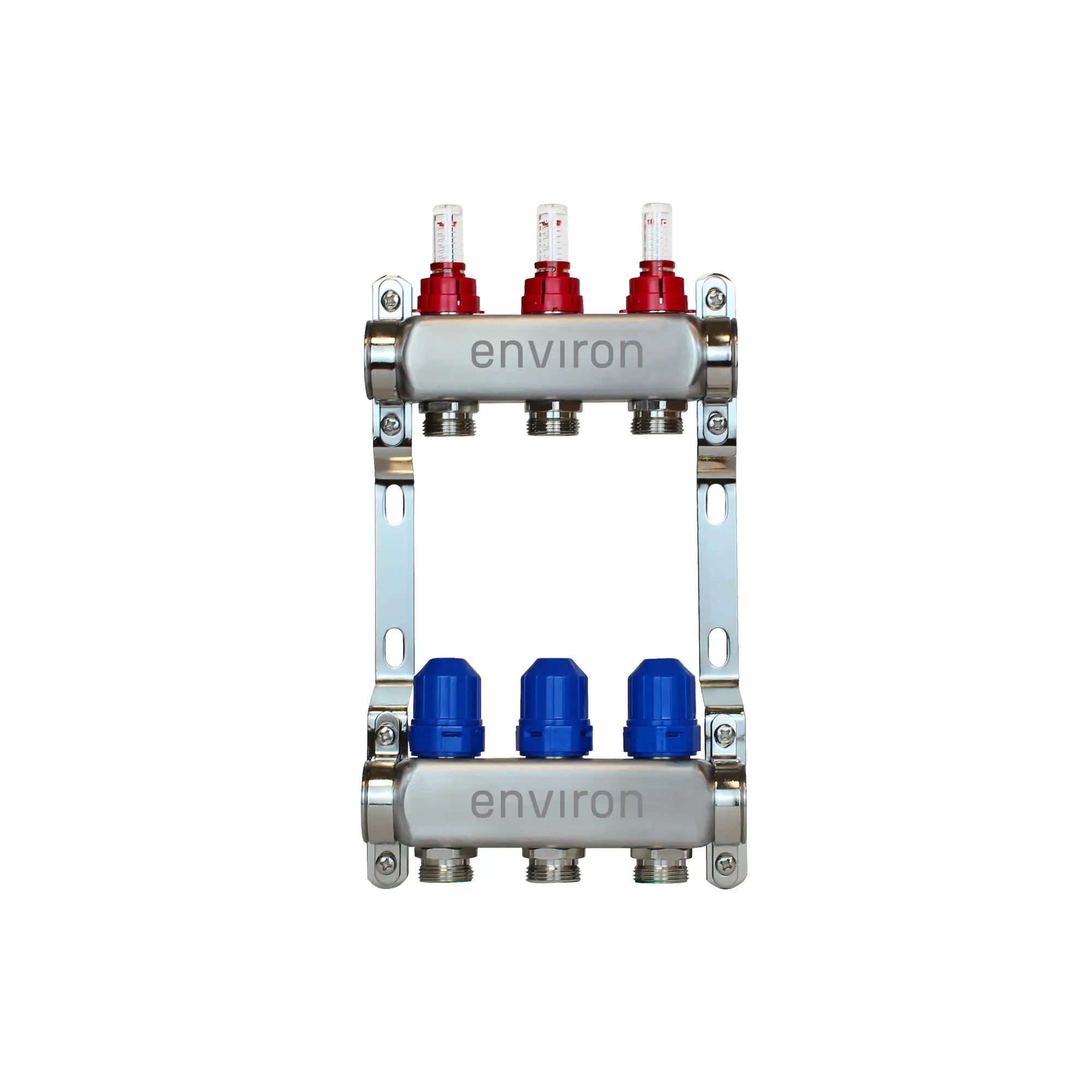 Environ Edelstahl Heizkreisverteiler 2-12 fach für Fußbodenheizungen