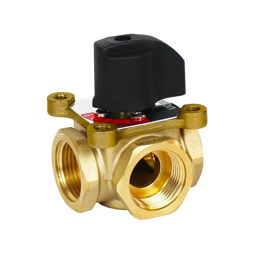 Environ 3-Wege-Mischer 25-10 – 3x 1" IG, robustes Messing für Heizungsanlagen, PN10