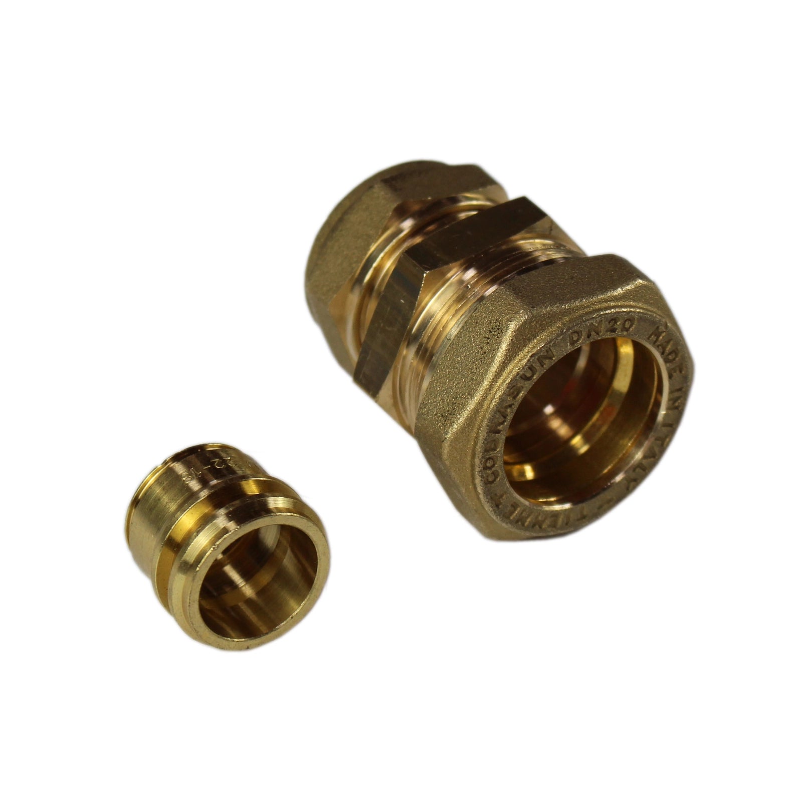 Klemmringverschraubung Messing DN20 x 18/22mm für Kupferrohre – Robuste Verbindungslösung