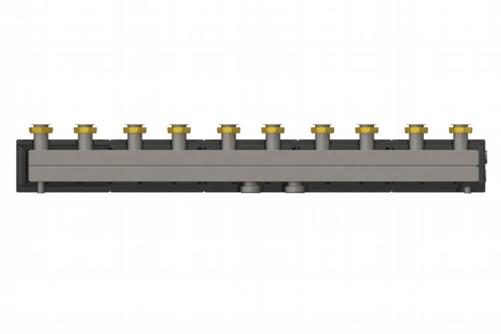 Environ Verteilerbalken DN32 für 2 bis 5 Pumpengruppen mit 125mm Achsabstand