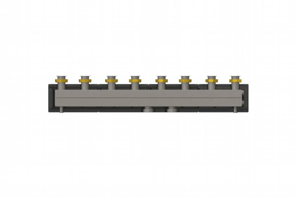 Environ Verteilerbalken DN32 für 2 bis 5 Pumpengruppen mit 125mm Achsabstand
