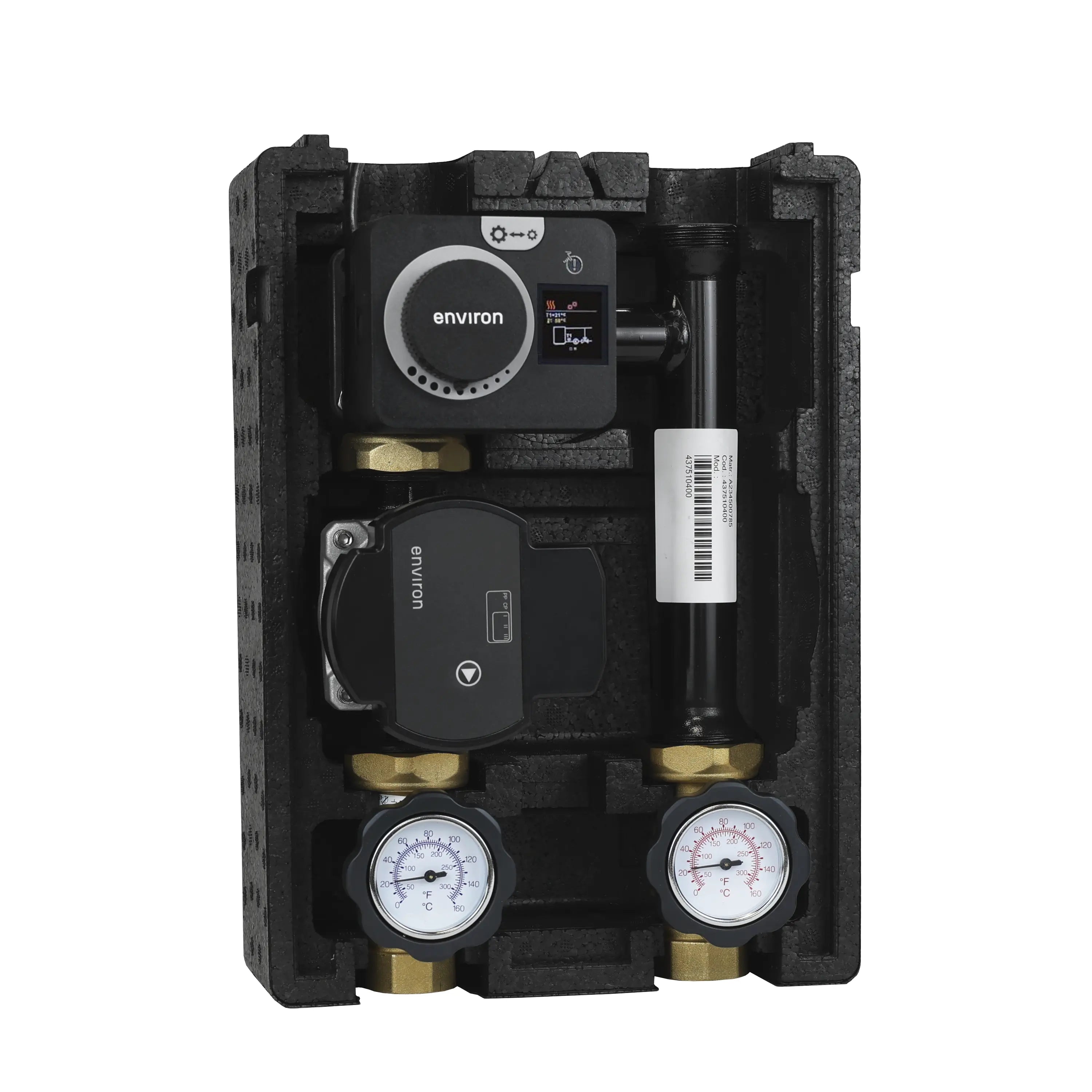 Thermoreflux X Rücklaufanhebung mit elektrischem Festwert Stellmotor ENC10 und Hocheffizienzpumpe