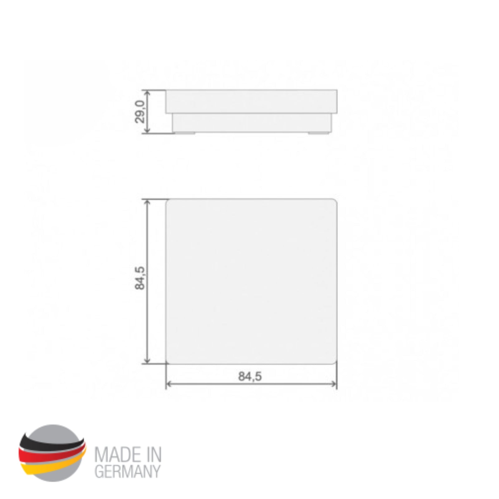 Environ Raumtemperaturfühler Design PT1000 – Ideale Lösung für Innenraum- und HLK-Anwendungen