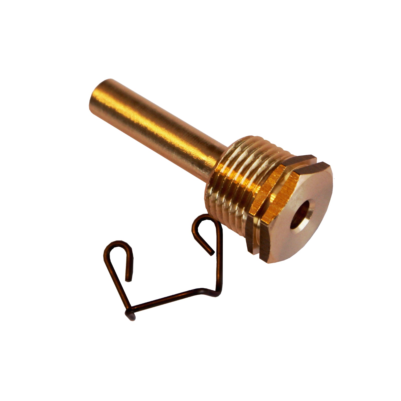 Environ Tauchhülse G1/2" Messing – 50 mm Einbaulänge, für 6 mm Kabelfühler, Druckbereich PN40
