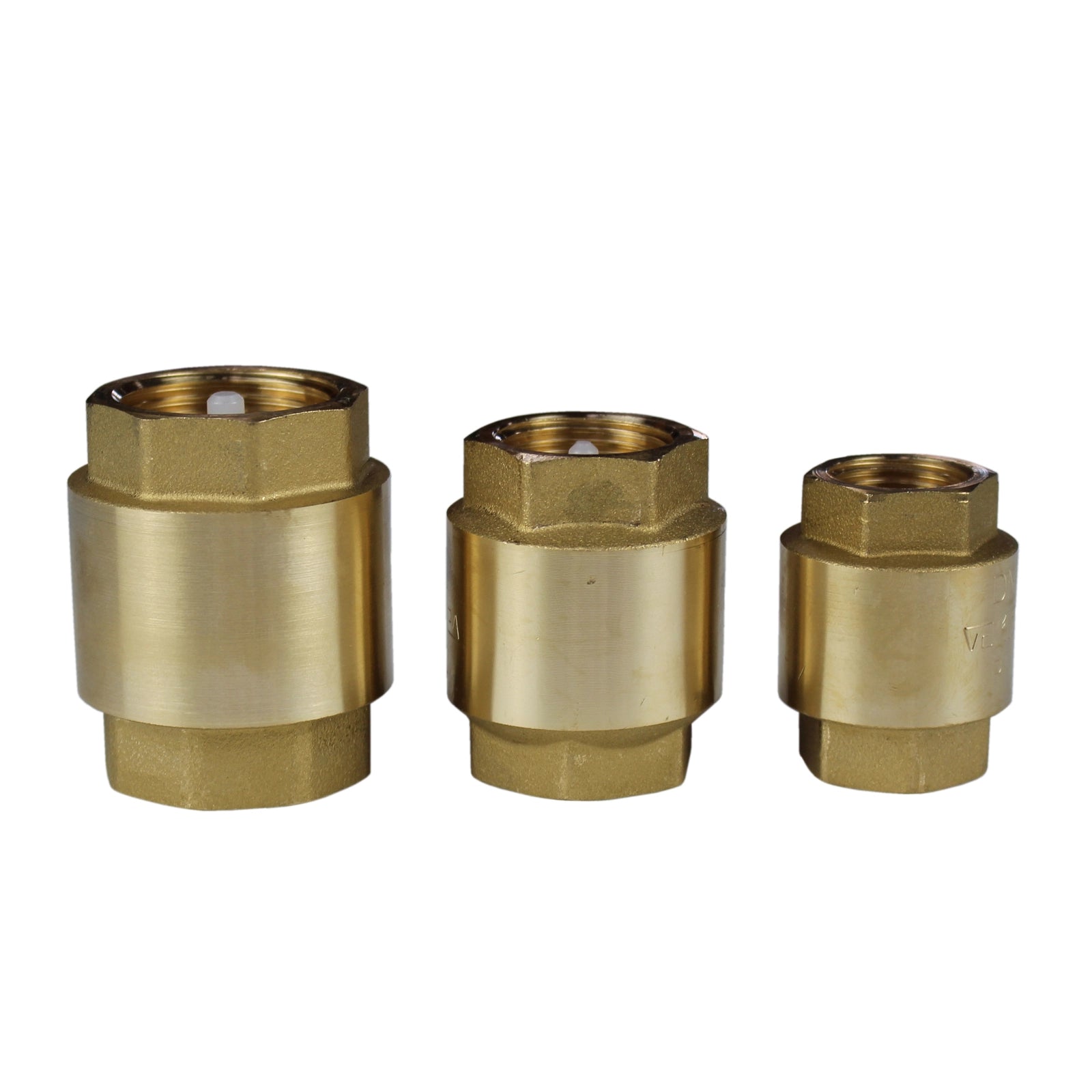 Rückschlagventil Messing IG – 1/2", 3/4" oder 1" Innengewinde, für Trinkwasser und nicht korrosive Flüssigkeiten