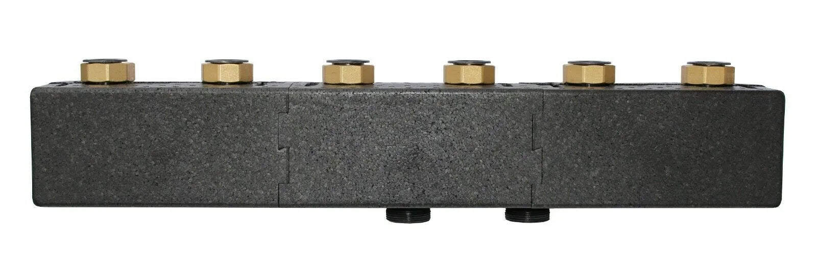 Environ Verteilerbalken DN25 für 2 bis 5 Pumpengruppen mit 125mm Achsabstand