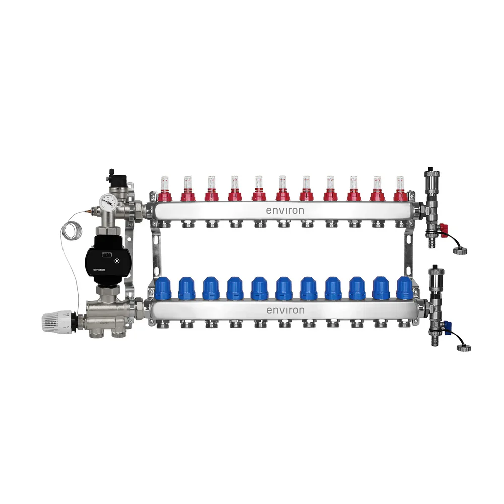 Festwertregelset M059 mit EcoStar II 25/6 Hocheffizienzpumpe, Heizkreisverteiler und Zubehör