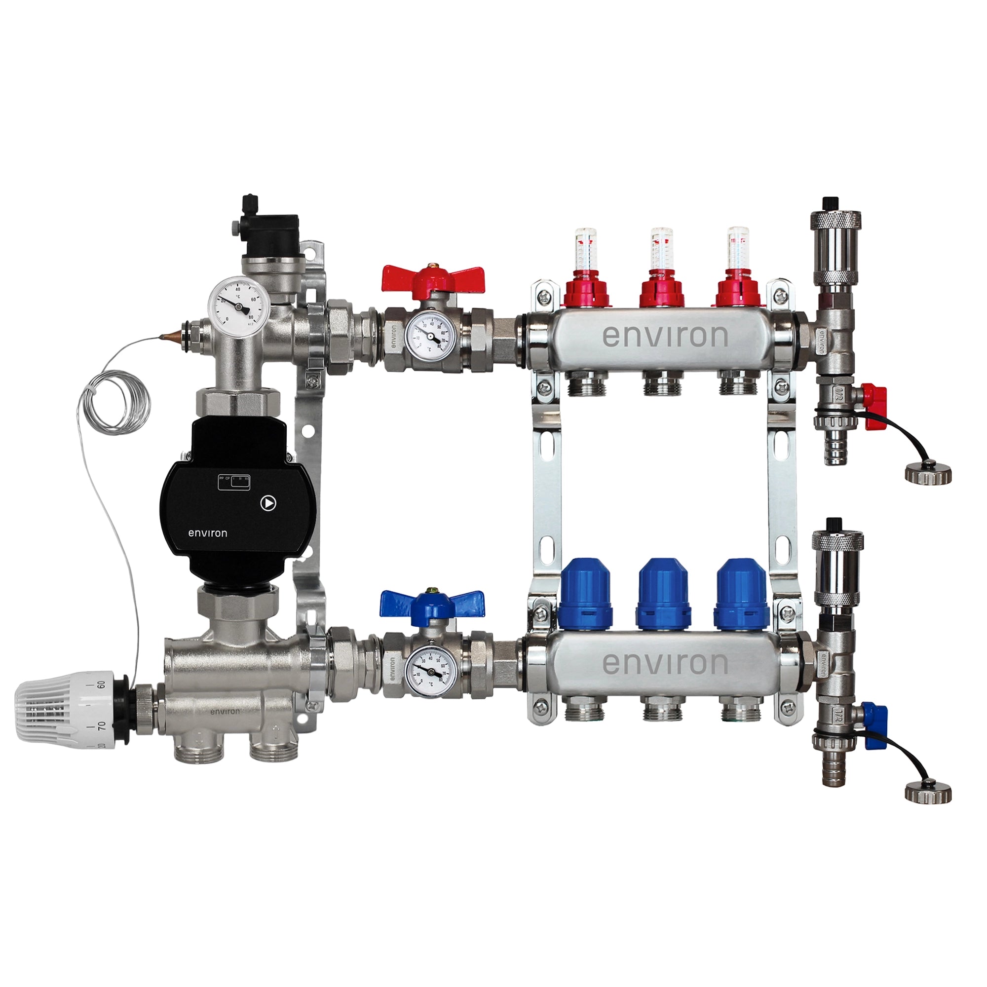 Festwertregelset M059 mit EcoStar 25/6 Hocheffizienzpumpe, Heizkreisverteiler und Zubehör