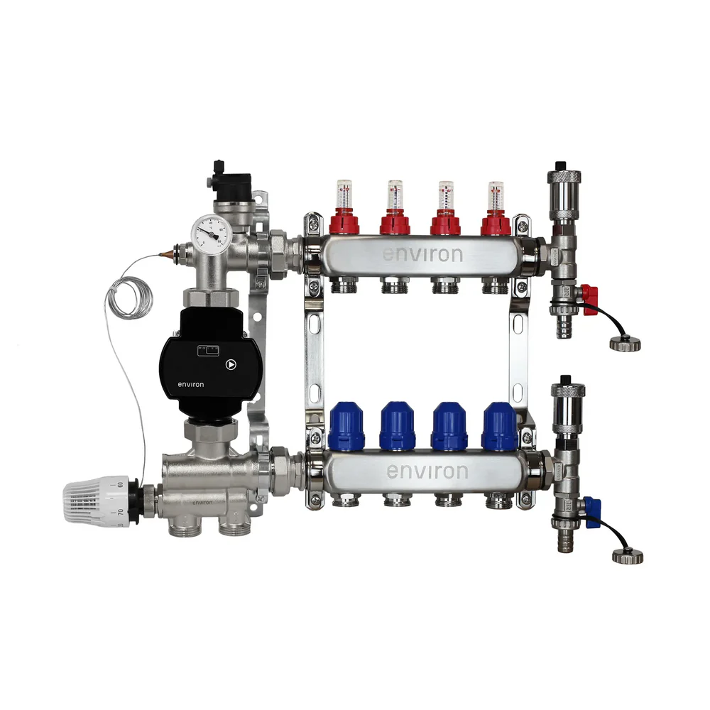 Festwertregelset M059 mit EcoStar II 25/6 Hocheffizienzpumpe, Heizkreisverteiler und Zubehör