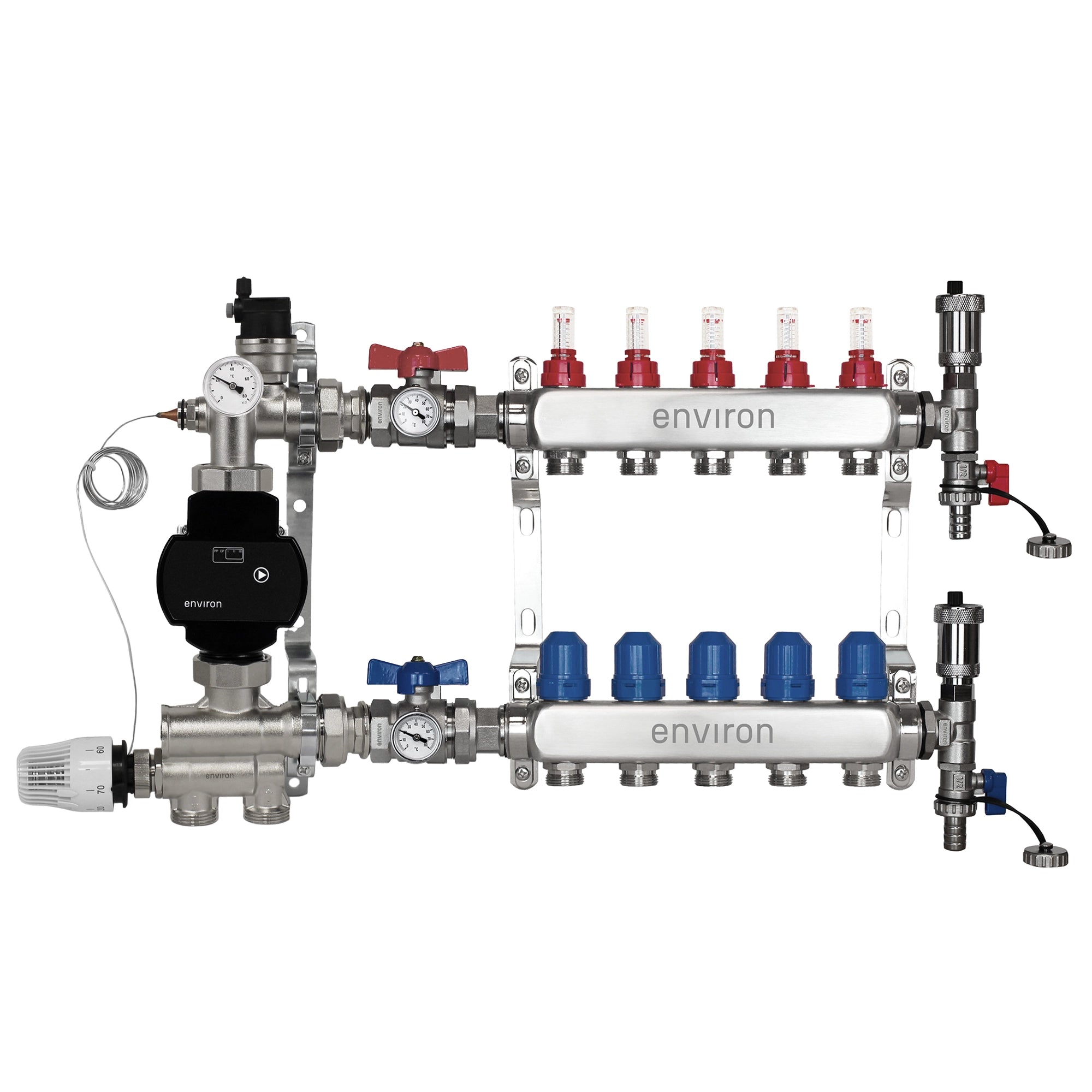 Festwertregelset M059 mit EcoStar 25/6 Hocheffizienzpumpe, Heizkreisverteiler und Zubehör