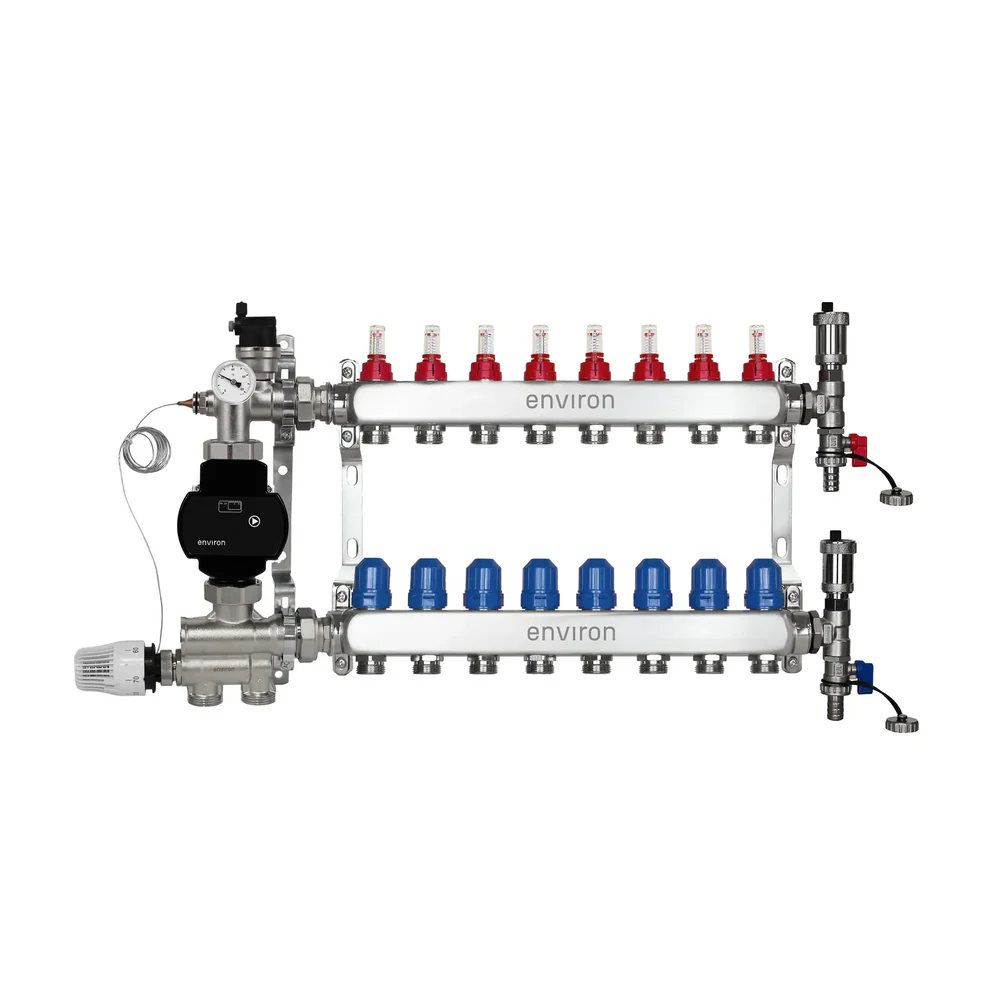 Festwertregelset M059 mit EcoStar II 25/6 Hocheffizienzpumpe, Heizkreisverteiler und Zubehör