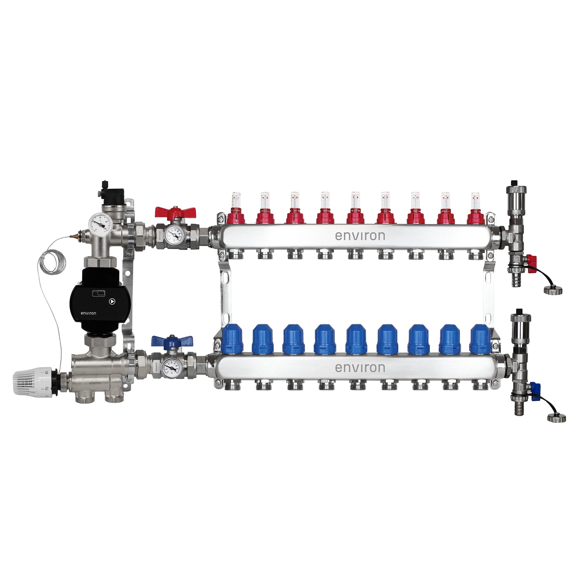 Festwertregelset M059 mit EcoStar 25/6 Hocheffizienzpumpe, Heizkreisverteiler und Zubehör
