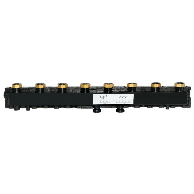 Environ Verteilerbalken DN25 für 2 bis 5 Pumpengruppen mit 125mm Achsabstand